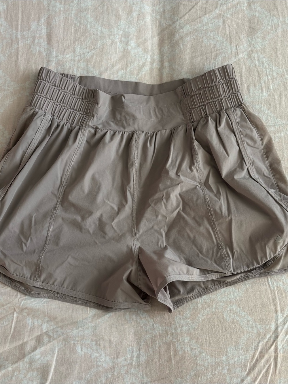 Balance Athletica grey High-Waist Athletic Shorts